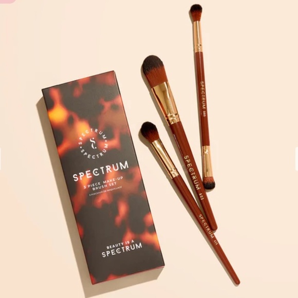 Spectrum Pantherine 3 Piece Makeup Brush Set - Picture 2 of 6